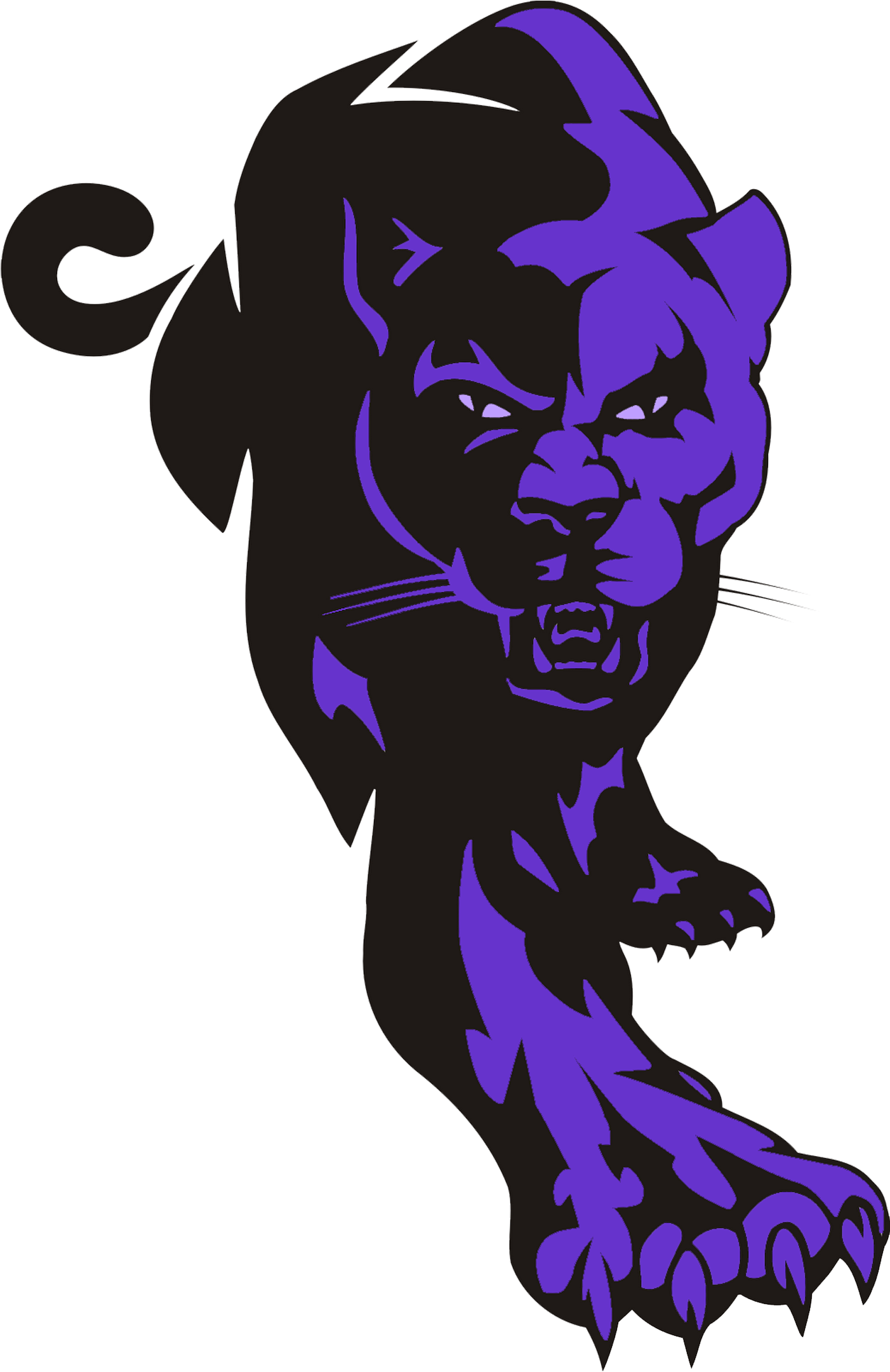 Non-certificated Application - Panther Clip Art (1726x2659)