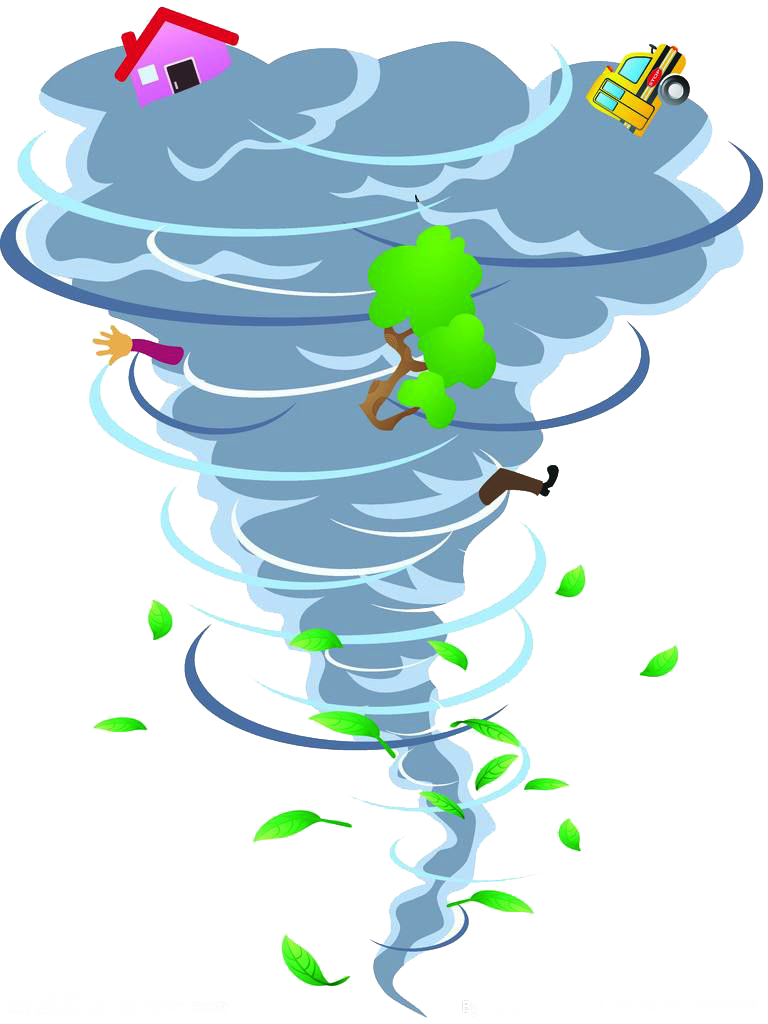 Tornado Cartoon Royalty-free Illustration - Clipart Tornado (768x1024)