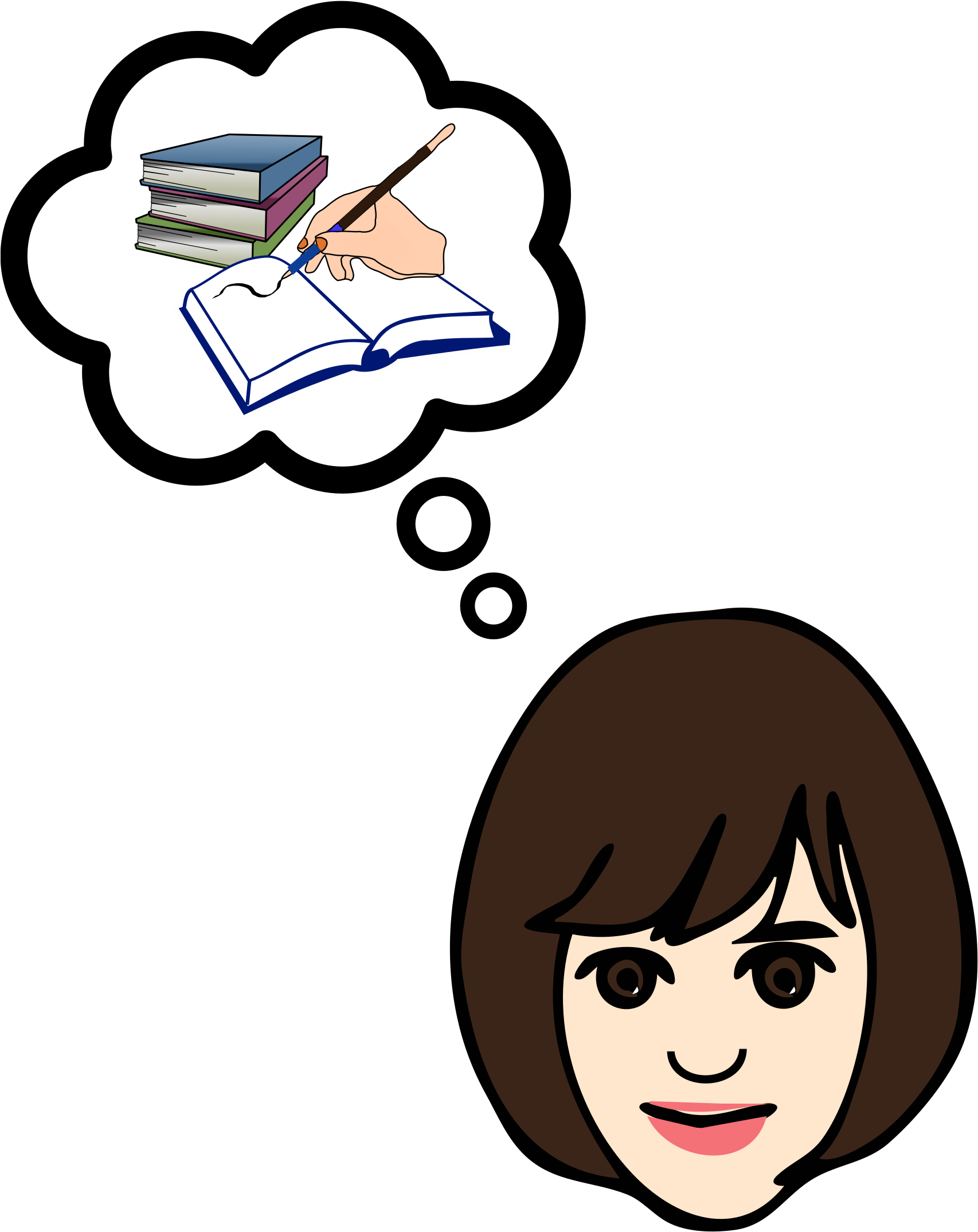 Big Image - Thought Bubble Psd (1733x2400)