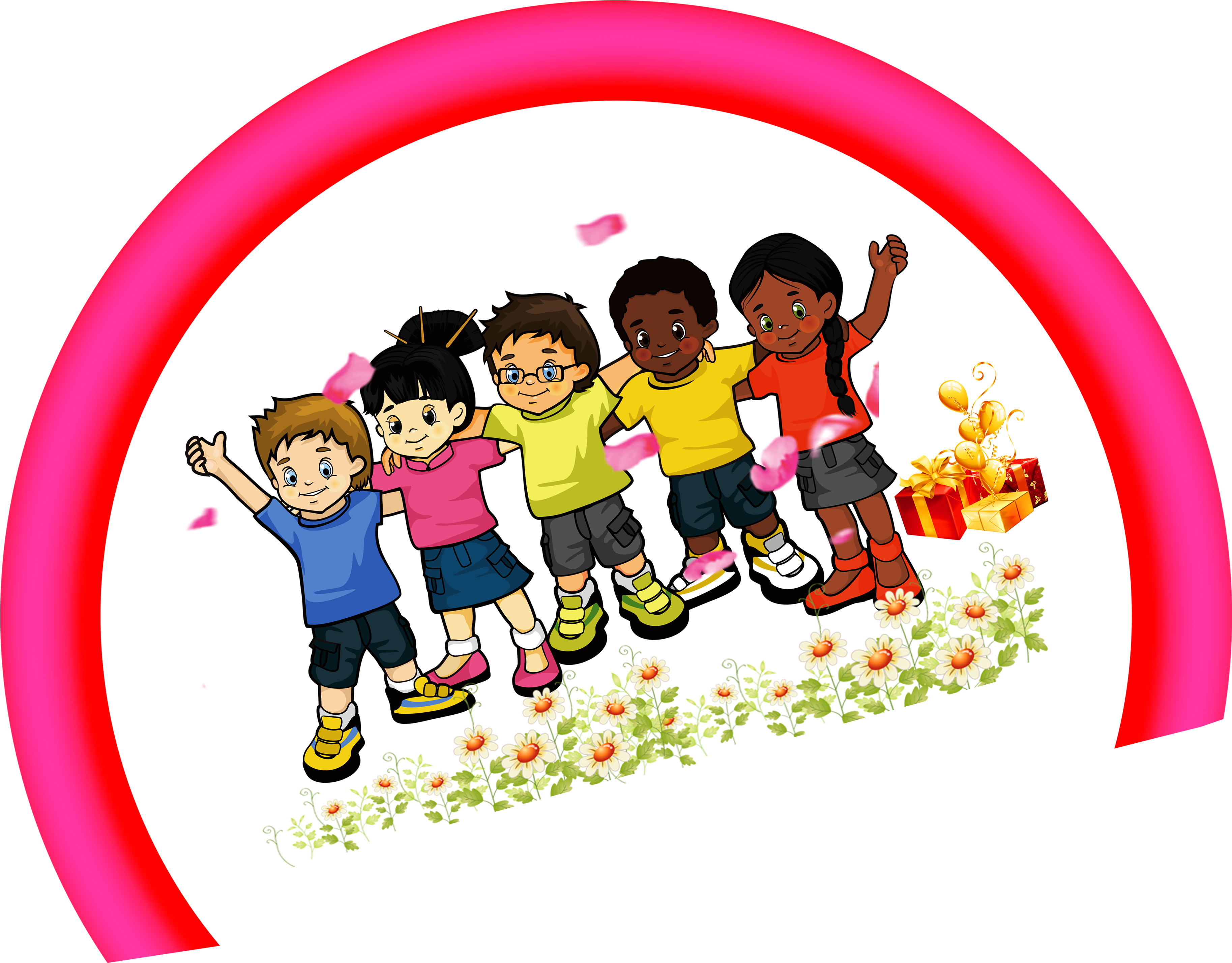 Child Drawing Cartoon Clip Art - Child Drawing Cartoon Clip Art (4035x3125)