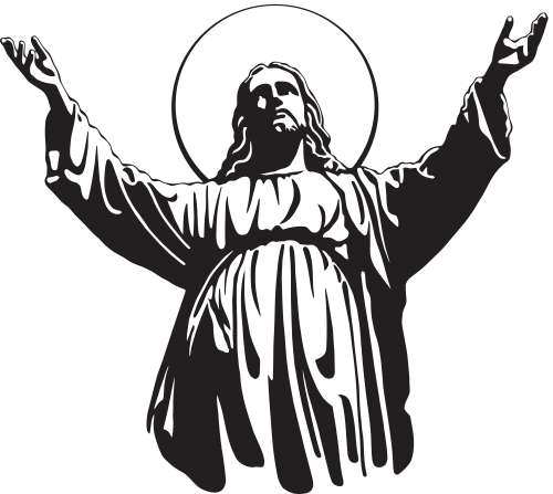 God Png - Wall Sticker Of God (500x447)