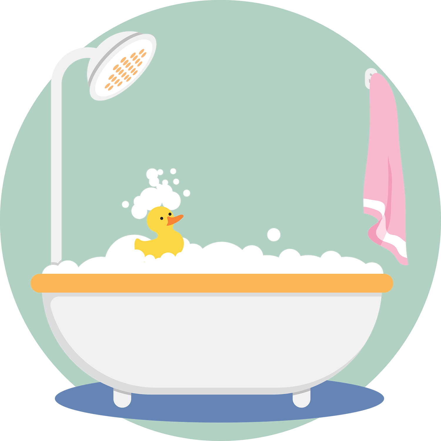 Cartoon Bathtub Illustration - Cartoon Bathtub (1500x1500)