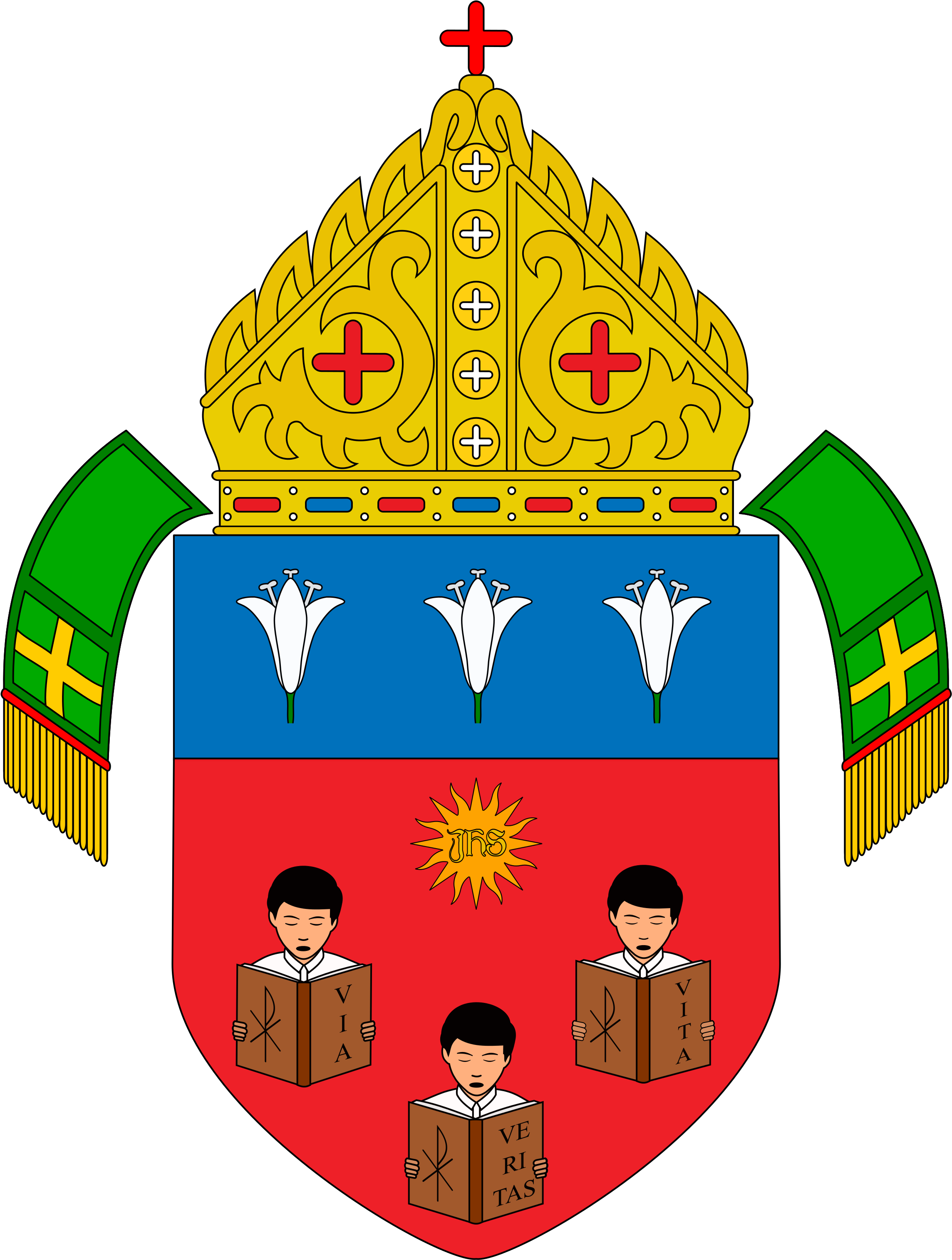 Visita Iglesia In Bataan - Diocese Of Tandag Logo (2481x3508)