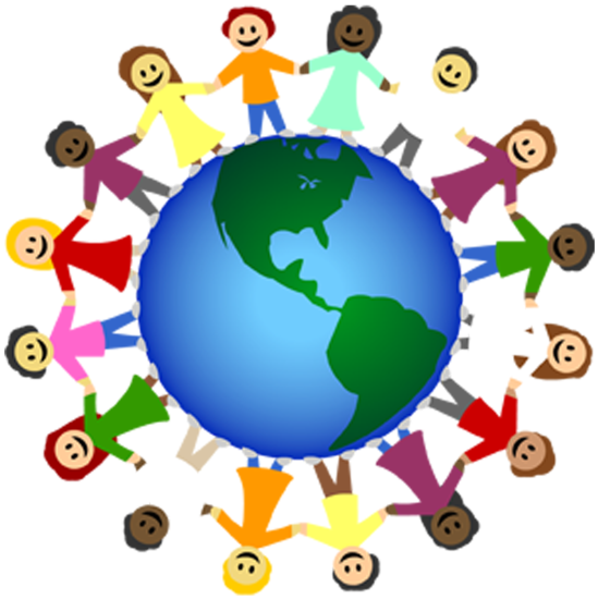 Globe With Children Designed For Www - Globe And Children (645x645)