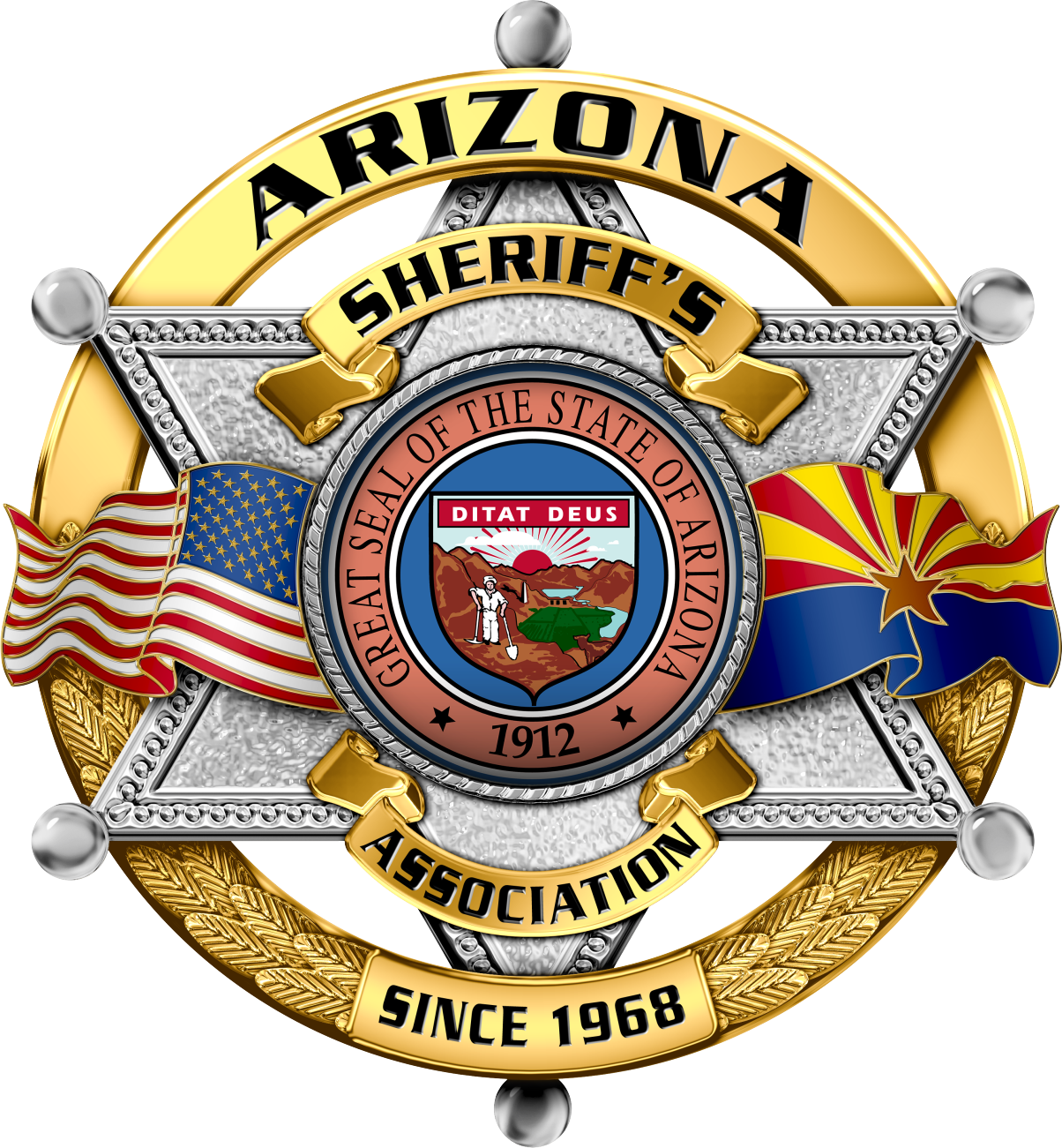 Arizona Association Of Counties - State Seal Of Arizona Shot Glass - Gifts For Arizona (1204x1301)