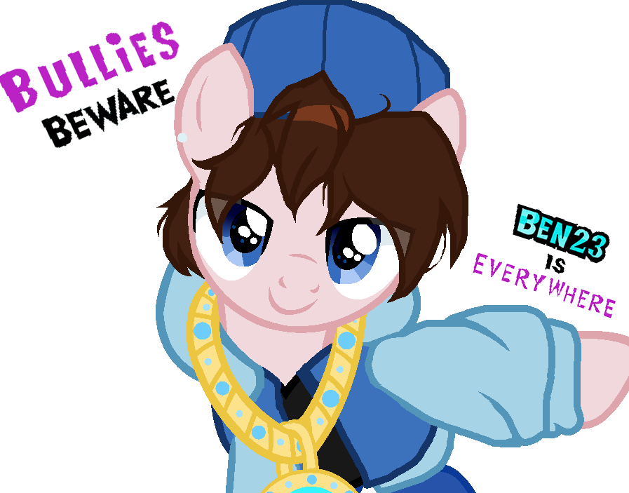 Bullies Beware Ben23 Is Everywhere By Coloringwolf - Cartoon (897x703)