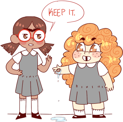 Despite Her Reluctance, Salma Is A Very Protective - Cartoon (450x440)