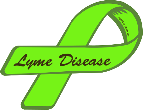 Lyme Awareness Month - Type 1 Diabetes Ribbon (455x350)