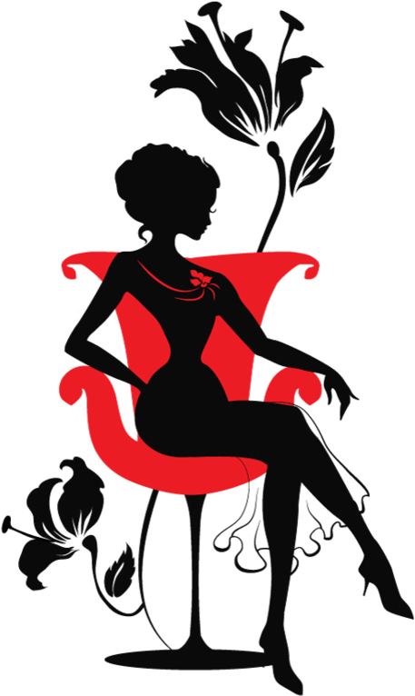 Poland Clipart Silhouette - Woman Sitting In Red Dress Silhouette (465x800)