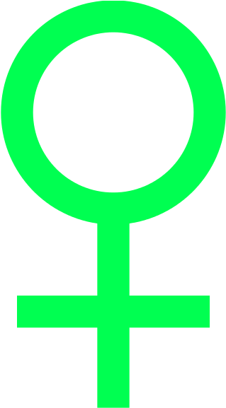 Venus Symbol Or Female Symbol Via Wikimedia - Cross (340x577)