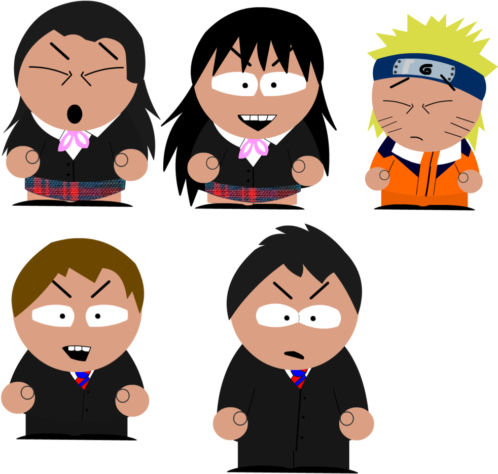 Asian Bullies Naruto By Modest-neko - Cartoon (1024x1024)