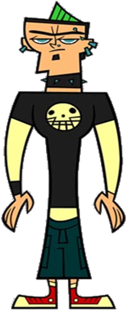 Duncan Front - Total Drama Island Duncan (277x628)