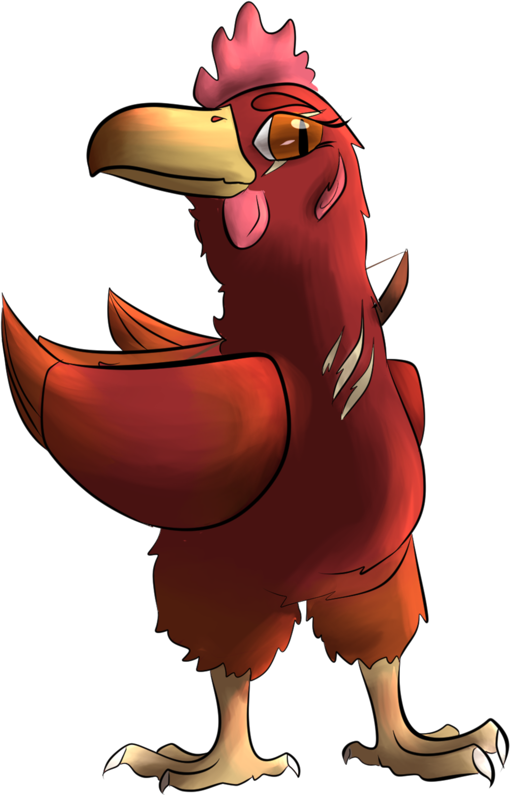 Chicken Rhode Island Red Rir Chickenblr Photo Redbubble - Cartoon (1280x1600)