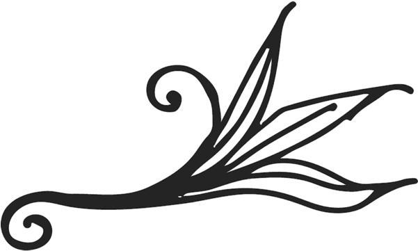 Sketched Lily Rubber Stamp - Sketched Lily Rubber Stamp (600x600)