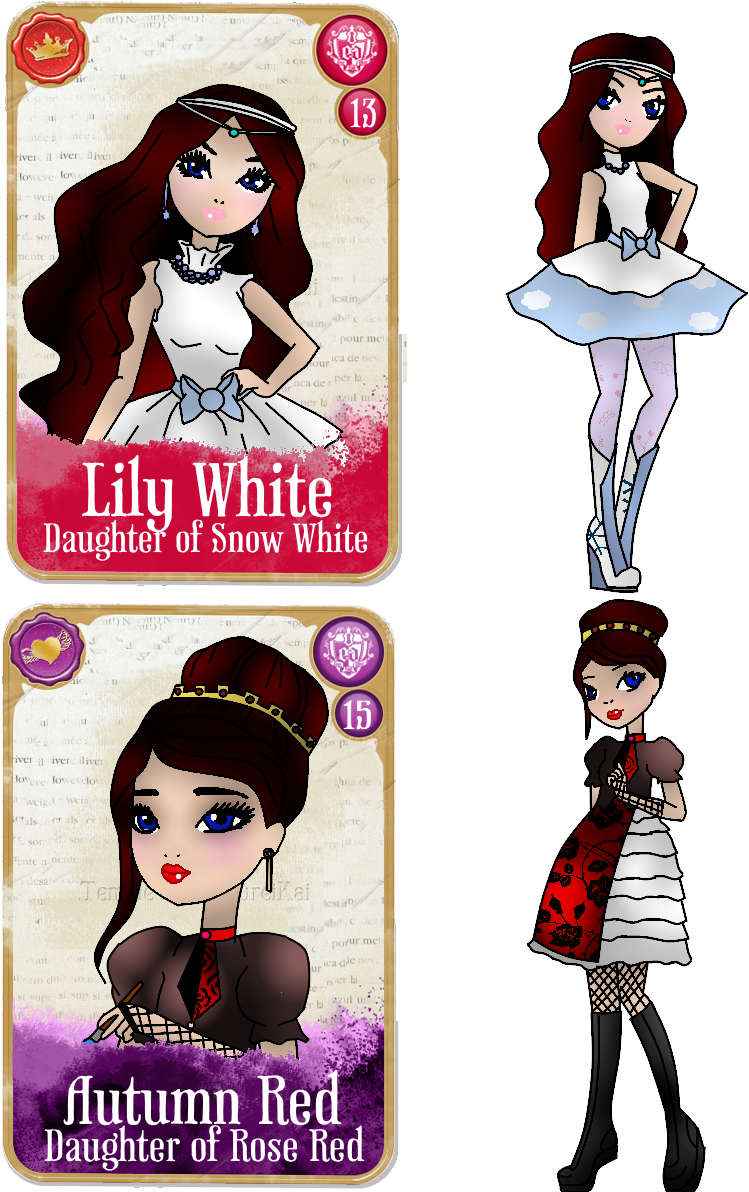For Sale Rose Red And Snow White By Illegalsympathy - Ever After High Daughter Of Snow White (818x1198)