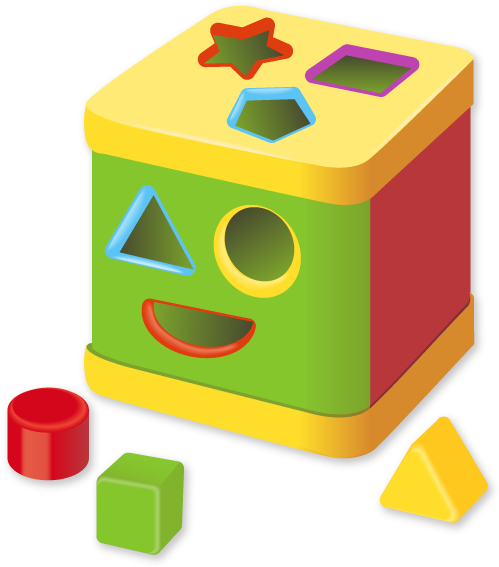 Baby Nursery Crib Toys Stickers Messages Sticker-0 - Toys Vector Free Download (618x618)