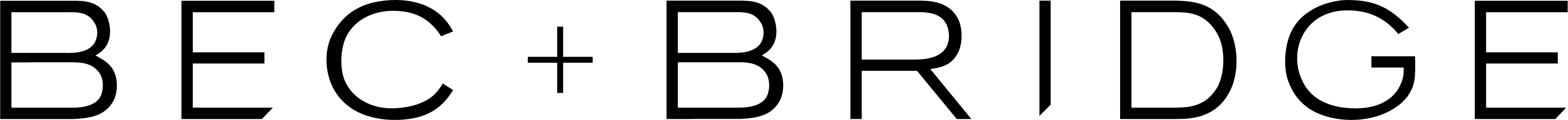 Bec & Bridge - Bec And Bridge Logo (3571x274)