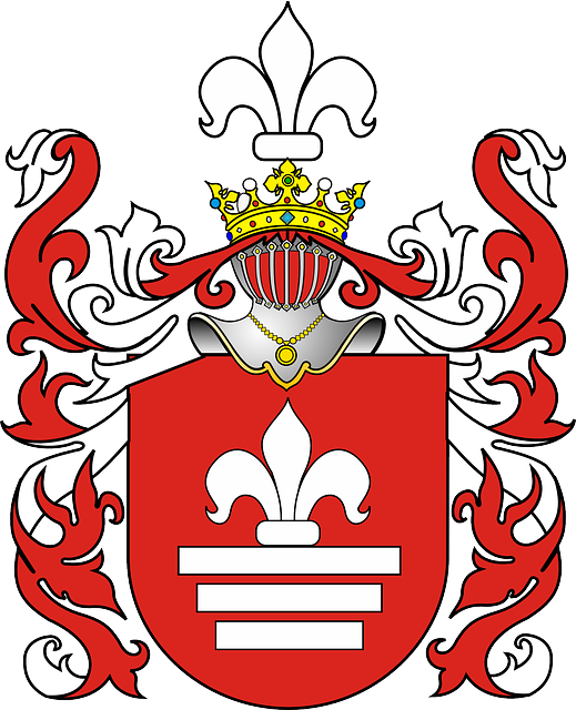 Crown, Royal, Lily, Decorative, Herb, Crowns - Herb Roch (519x640)