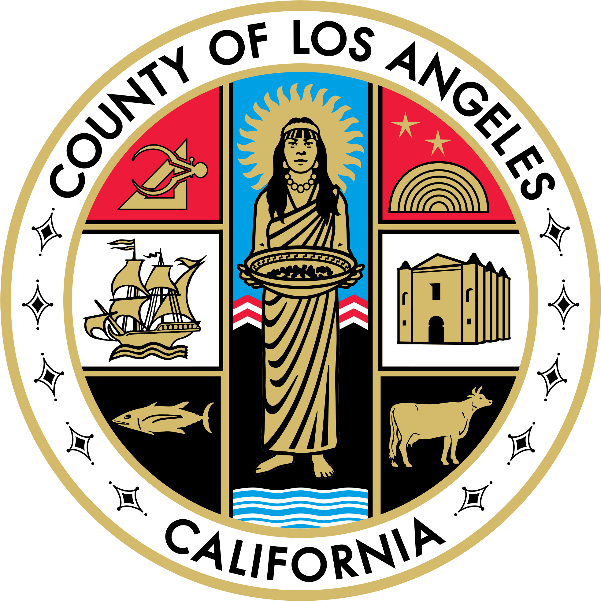 Coat Of Arms Or Logo - County Of Los Angeles Seal (2000x2000)