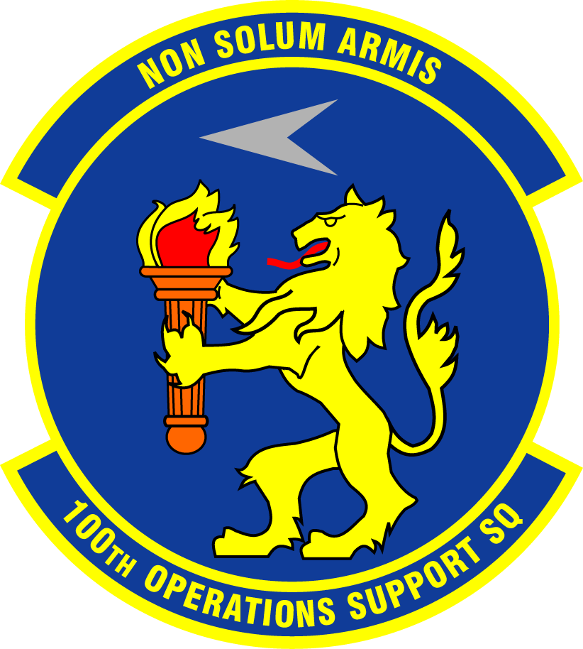 Download Full Image - 100th Operations Support Squadron Patch (822x914)