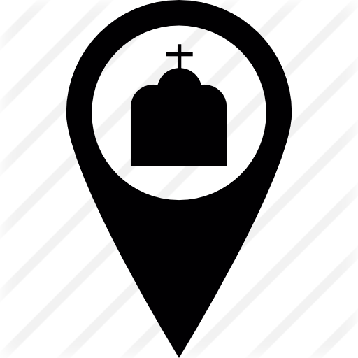 Church Pin - Icono De Iglesia Png (512x512)