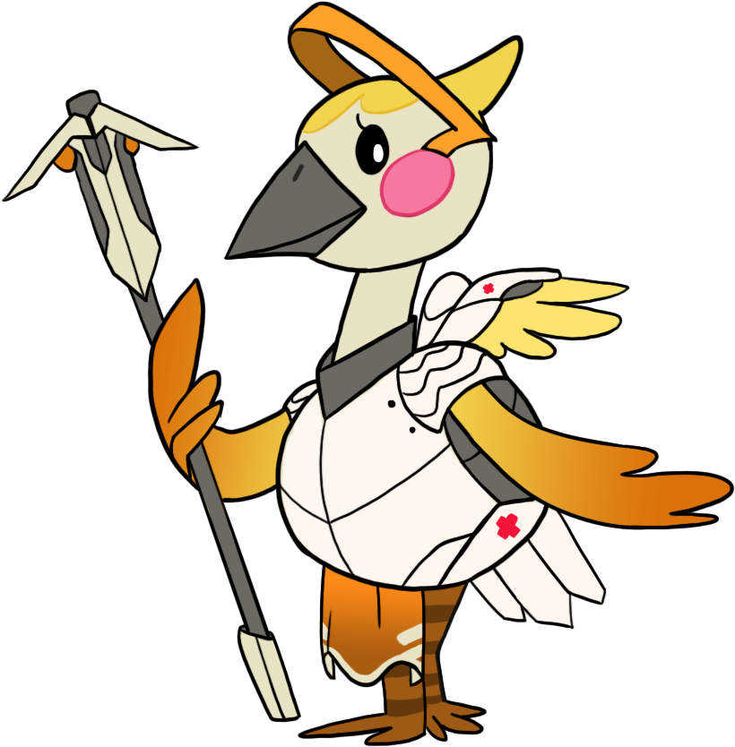 Overwatch Animal Crossing Parody Fanart Art Reinhardt - Fan Art (872x893)