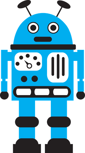 Scrapbook - Robô - Minus - Clip Art (286x515)