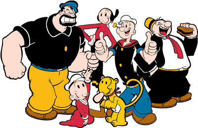 It All Started In 1929 When Popeye Appeared For The - Brutus Popeye (400x300)