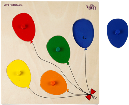 Eduedge Let's Fix Balloons - 5 Knobbed Balloons (500x500)