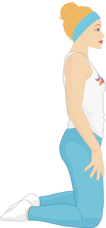 Postpartum Pain Relief Wellmama App - Cartoon (667x1000)