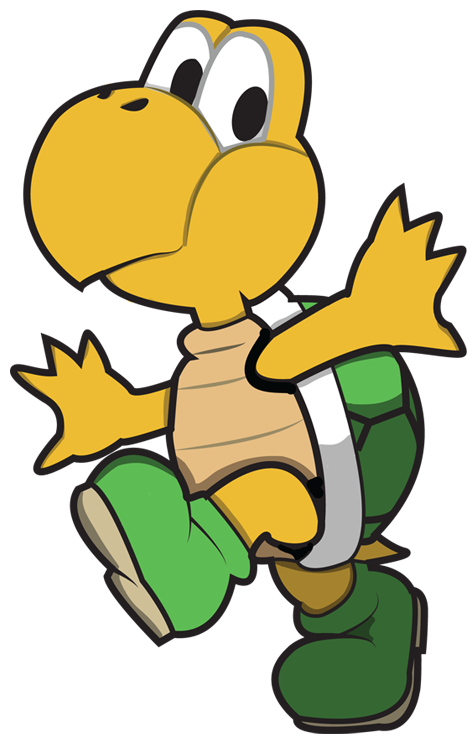 Koopa Troopa - Koopa Troopa Vector (508x766)