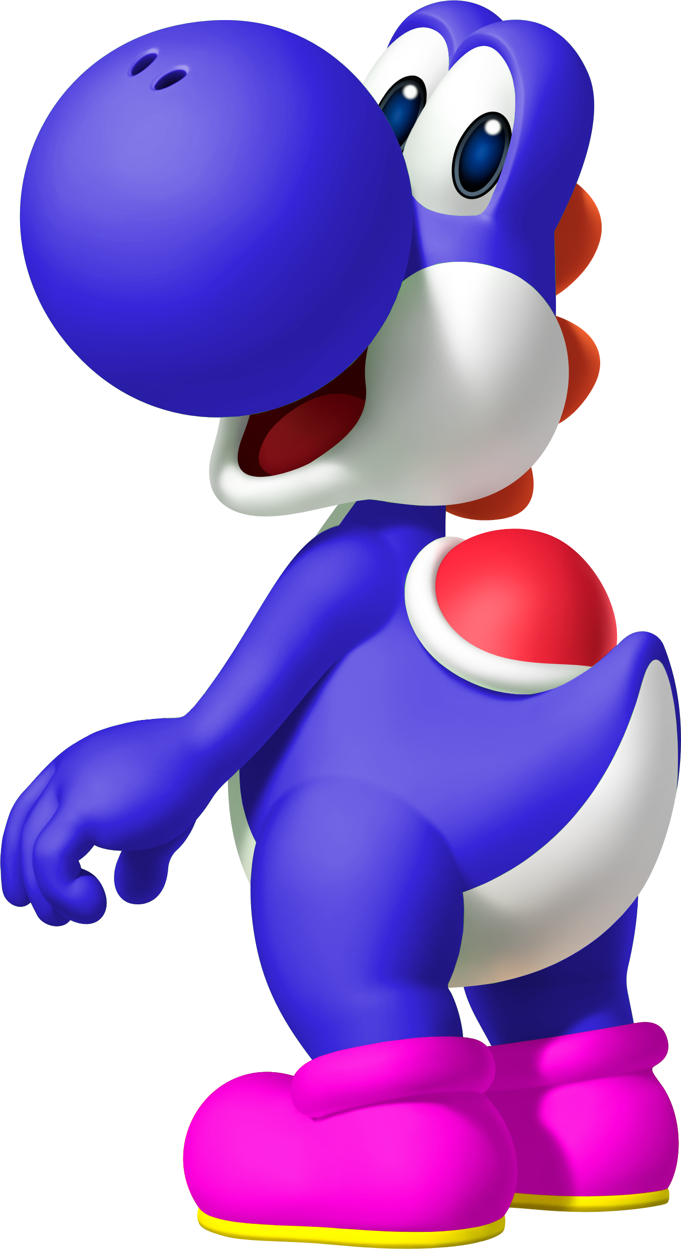 Participant Color Swaps - Green Dinosaur In Mario (1356x2486)