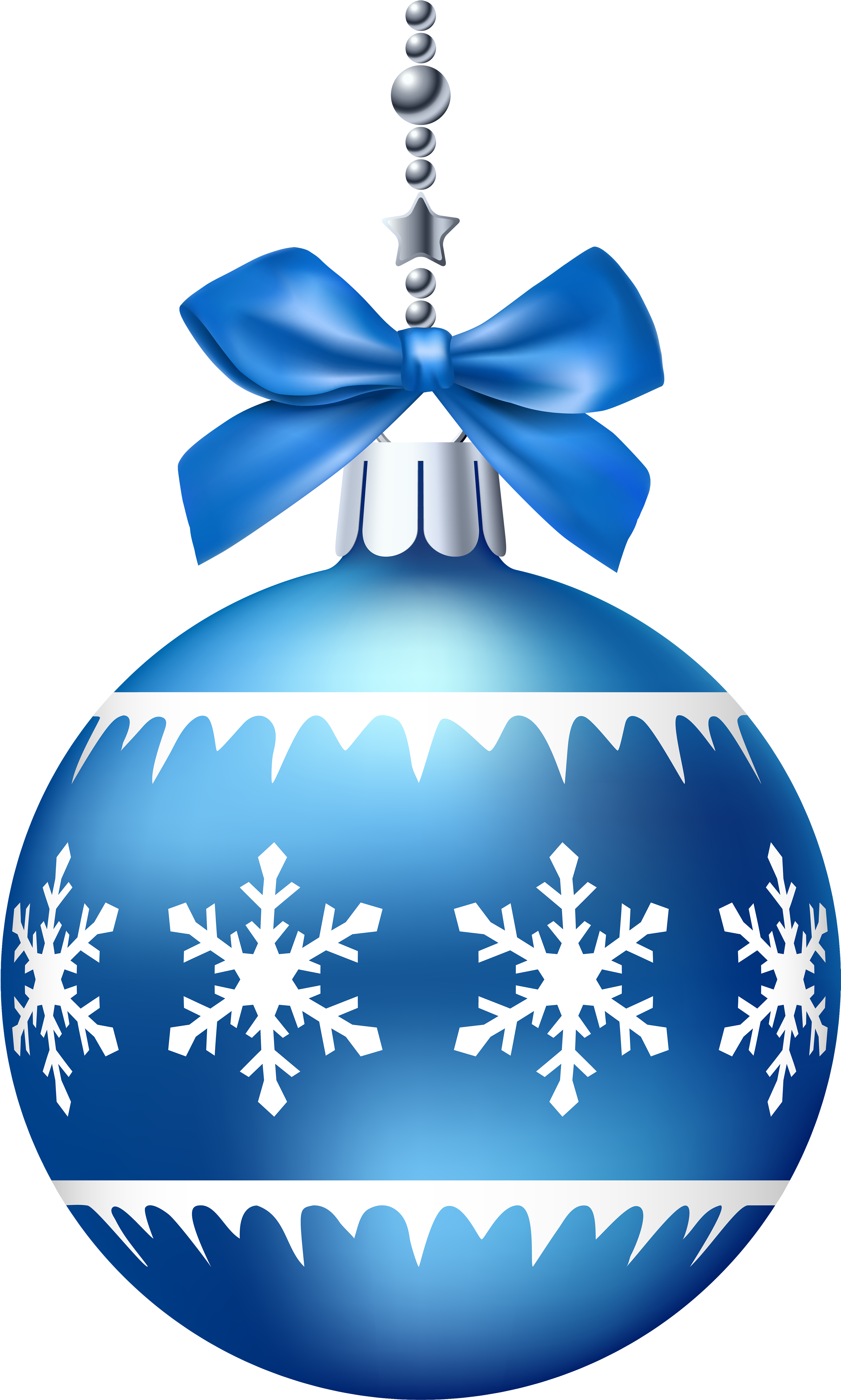 Blue Christmas Ball Png Clip Art - Clipart Images Christmas Balls (3185x5000)