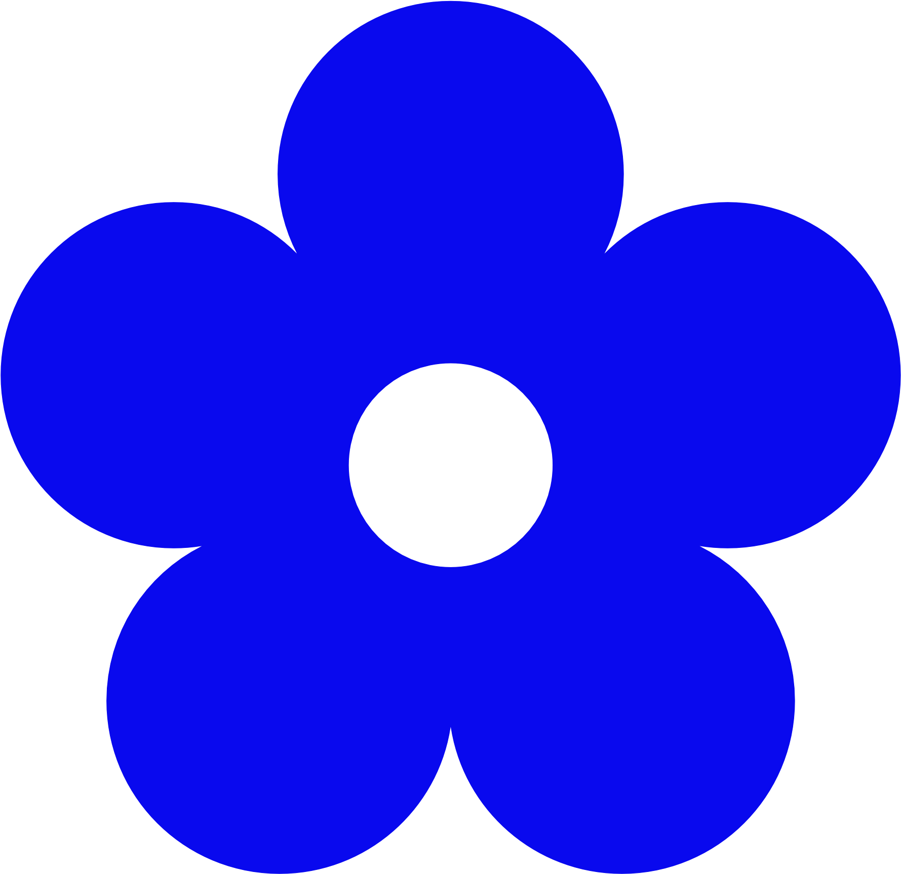 Blue Can Cliparts Free Download Clip Art Free Clip - Dark Blue Flower Clipart (1969x1952)