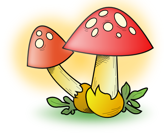 This Picture Is Available As A Transparent Png And - Mushroom Clipart Png (550x455)