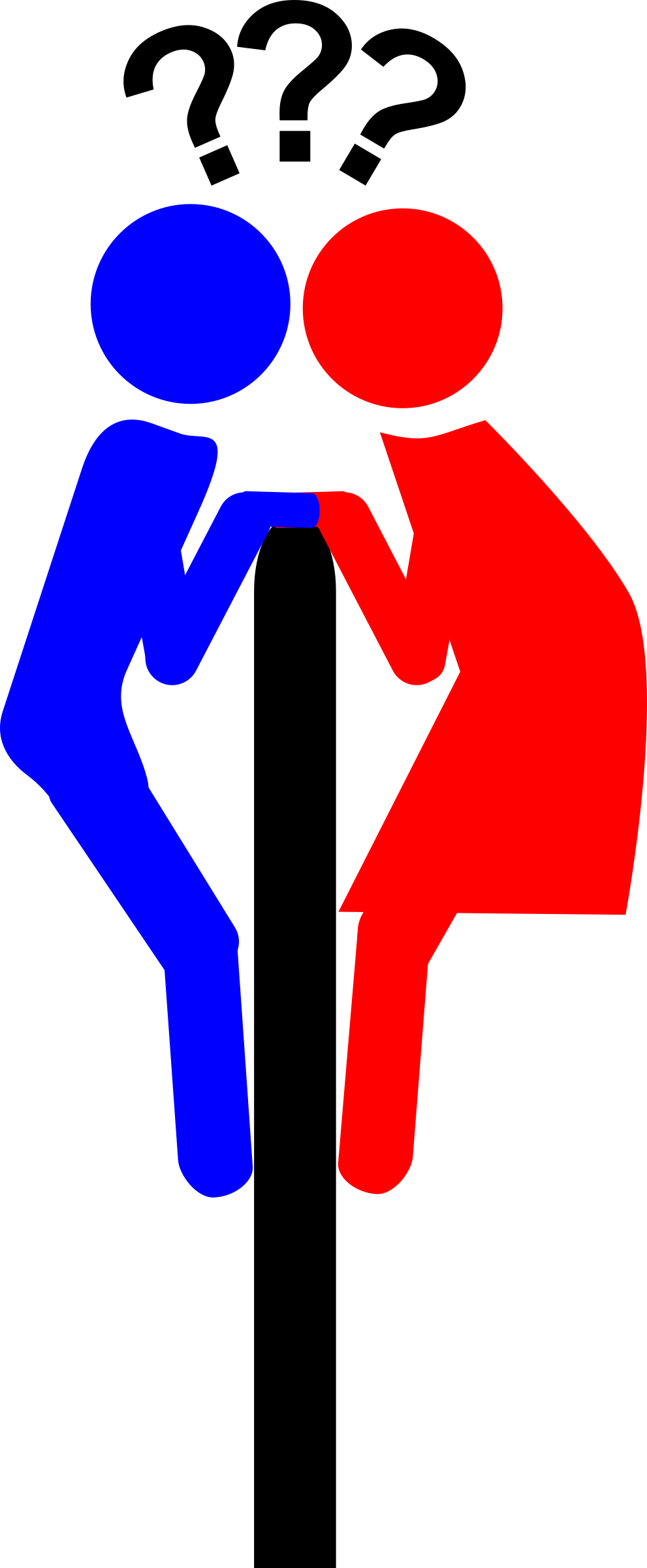 Big Image - Signo De Hombres Y Mujeres (991x2400)