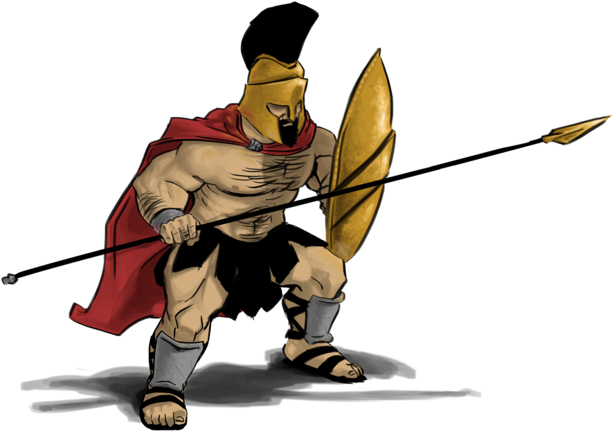 Spartan Dwarf Colors By Victorkl28 - Cartoon (900x636)