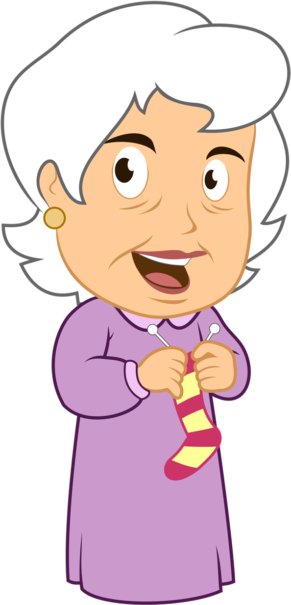 Grandmother Clipart Png (800x1320)