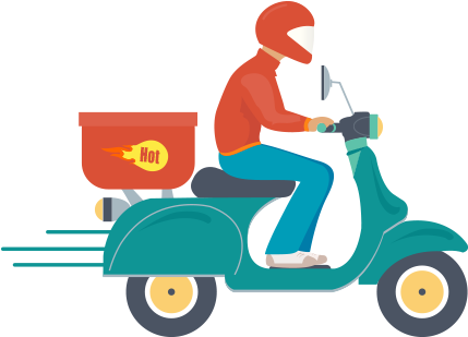 Free Home Delivery Clipart - Home Delivery Icon Png (580x402)
