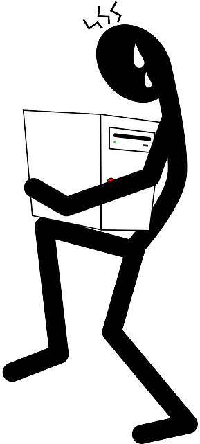 Proper Lifting Technique Begins With Proper Delivery - Lifting A Computer (320x640)