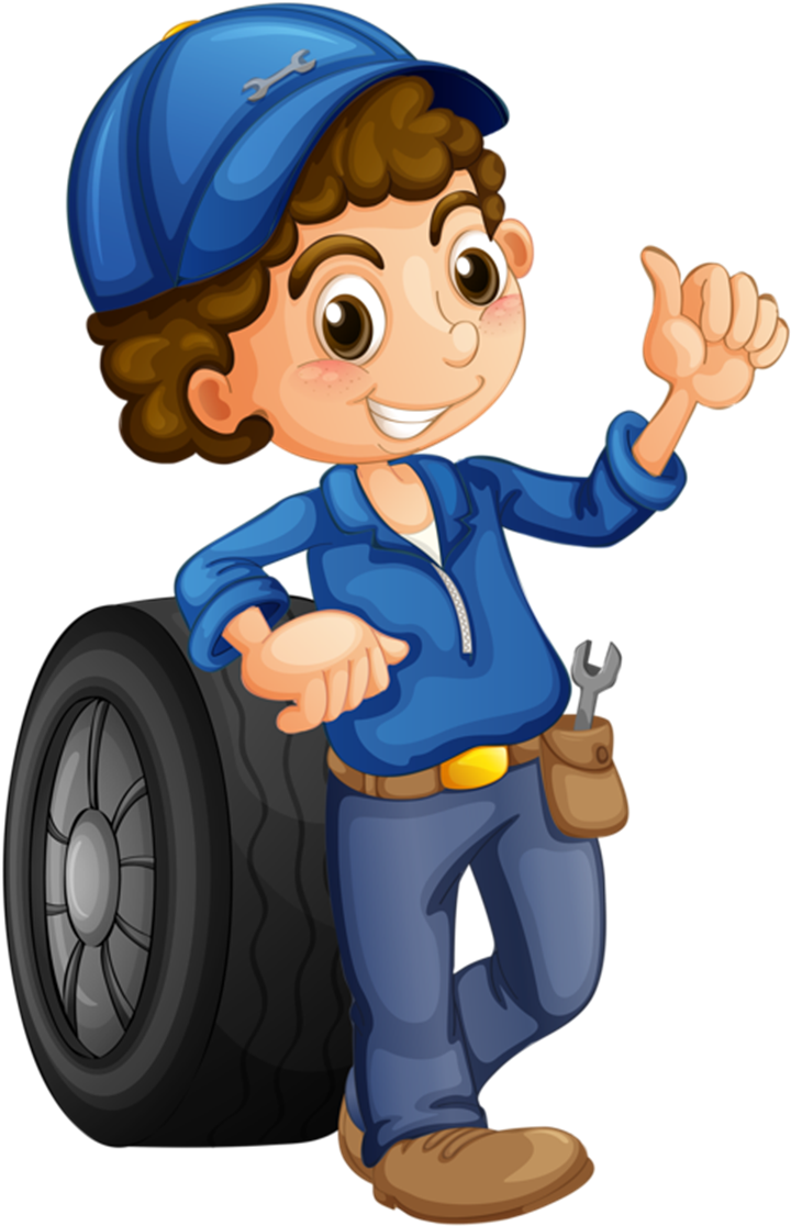 Car Auto Mechanic Female Illustration - Mechanic Clipart Png (846x1200)