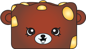 Rockin Choc Ct Art - Brown Square Shopkin (400x400)