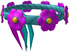 57 Transpa Flower Crown On We Heart It - Transparent Flower Crown Blue (420x420)