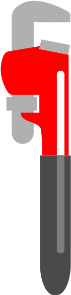 Tool Clipart - Pipe Wrench Vector Clip (566x800)