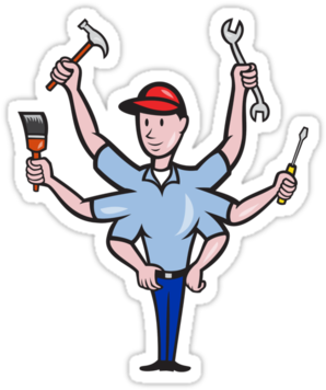 Preventive Maintenance Cliparts - Carpenter Cartoons Png (375x360)