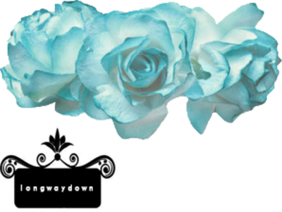 Blue Flower Crown Transparent - Light Blue Flower Crown Transparent (400x301)