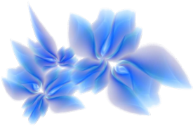 Blue Flowers Floral Design - Blue Flower Transparent Designs (400x300)