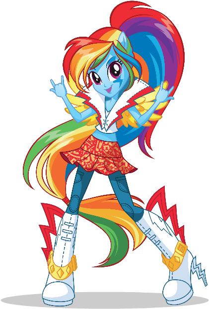 Box Art, Devil Horn , Equestria Girls, Official, Rainbow - My Little Pony: Equestria Girls: Rainbow Rocks (509x641)