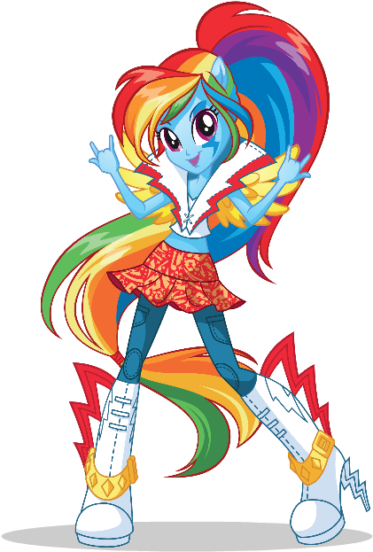 Box Art, Devil Horn , Equestria Girls, Official, Rainbow