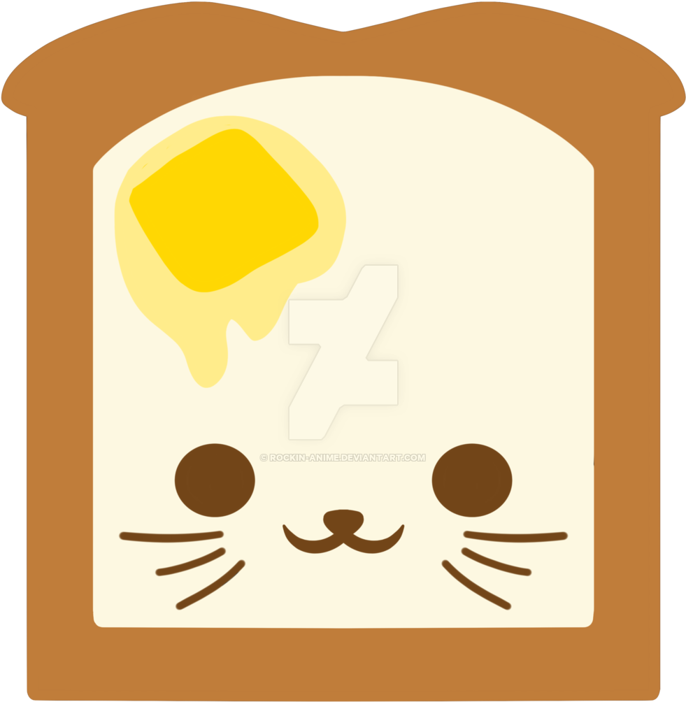 Kawaii Toast By Rockin-anime - Kawaii (1024x1024)